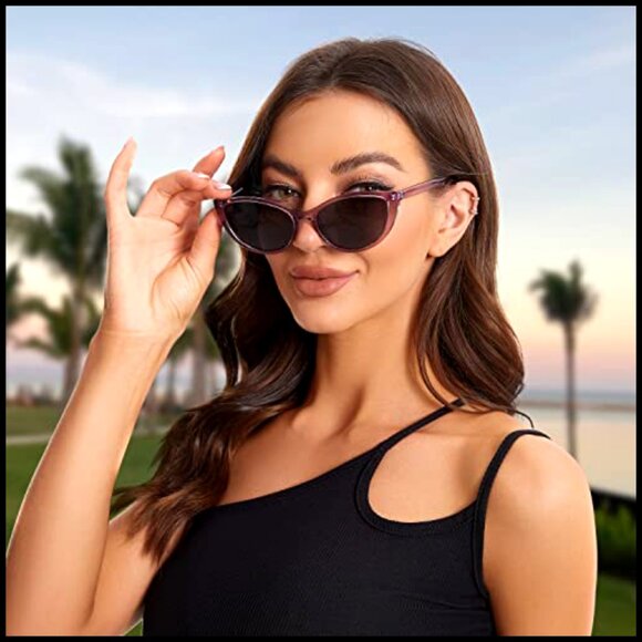 Polarized Cat Eye Sunglasses Slim Fit UV Protection Retro Style main image 7